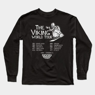 danish - THE VIKING WORLD TOUR Long Sleeve T-Shirt